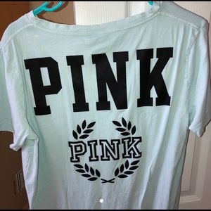 Victoria’s secret pink tee (small)